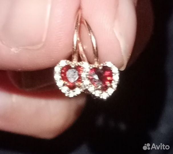 Серьги золото на девочку с нуля