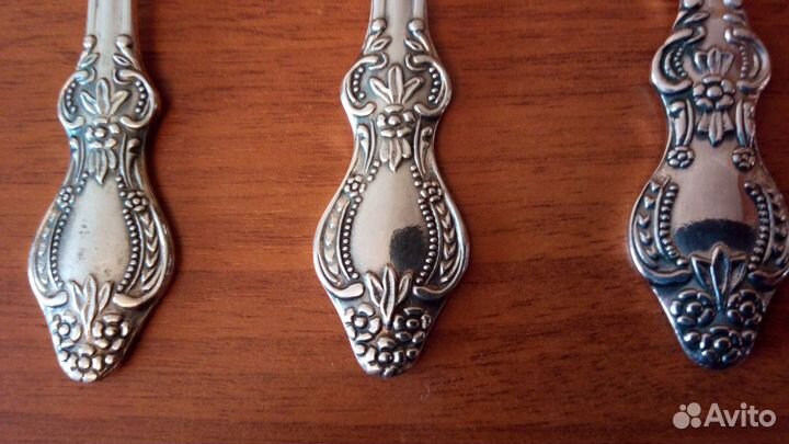 Чайные ложки Серебряная роза