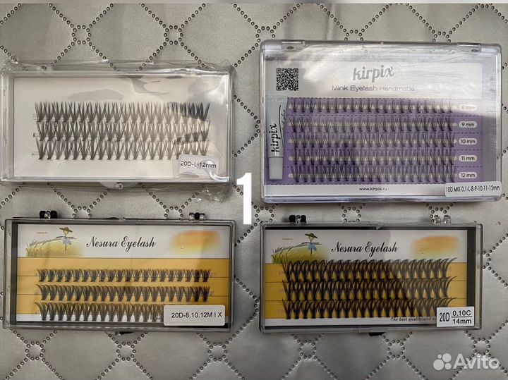 Ресницы пучки накладные