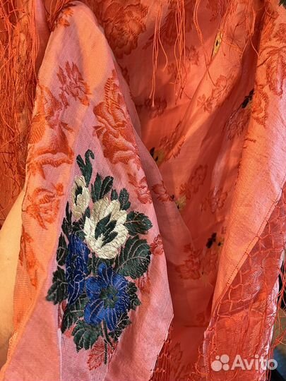Платок шаль антик