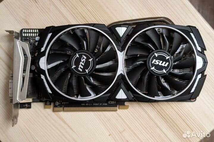 Видеокарта Radeon RX570 Armor OC 4GB