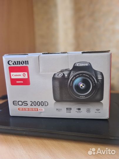 Зеркальный фотоаппарат canon eos 2000d