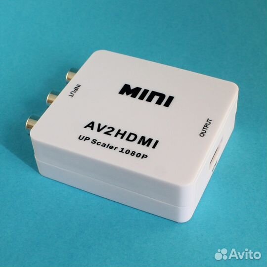 Конвертер (переходник) AV 3 RCA на hdmi