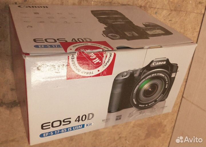 Зеркальный фотоаппарат Canon EOS 40D тушка