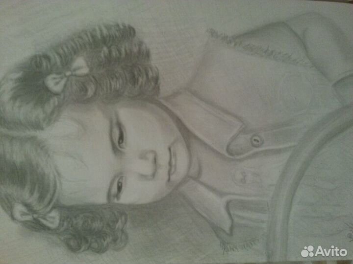 Портрет и рисунки в школу