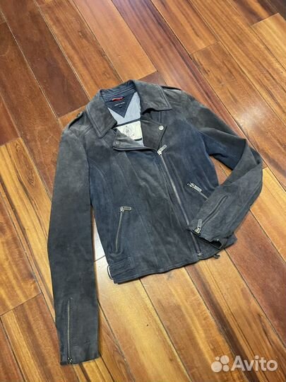 Плащ кожаный