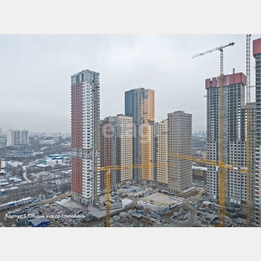 2-к. квартира, 53,3 м², 24/33 эт.