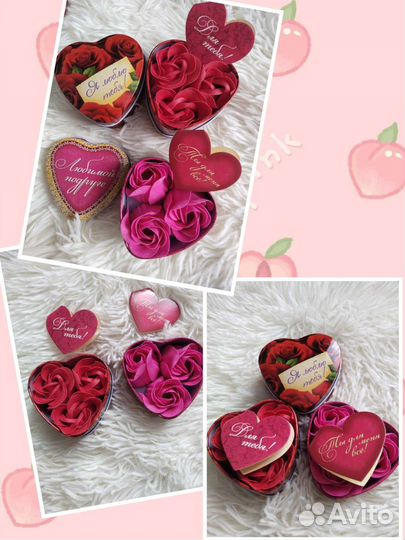 Мыло ручной работы на день влюбленных