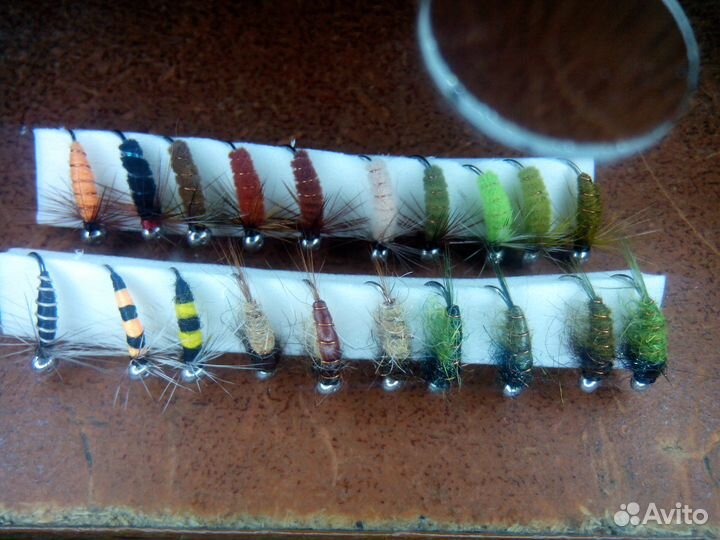 Набор уловистых мушек на Хариуса,Ленка -12 номер