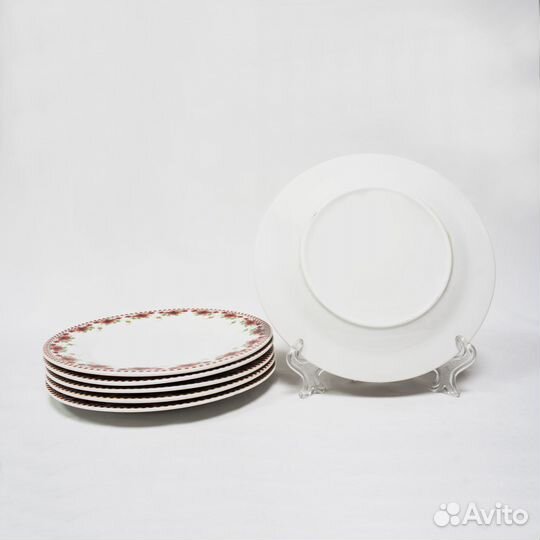 Набор тарелки десертные 6 шт. Маки, диаметр 20,5 с