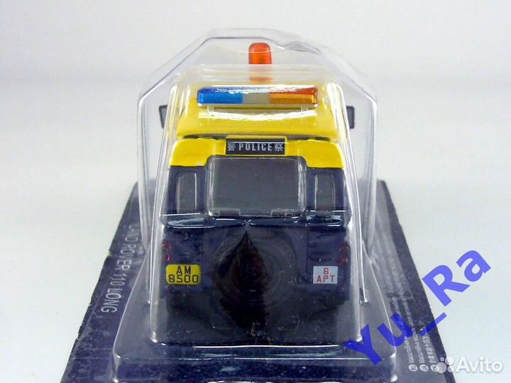 Land Rover Defender Полиция Гонконга №9 1:43 Yu-Ra