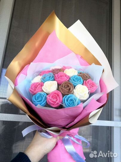 Шоколадные розы букет