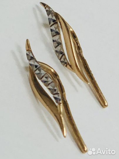 Золотые серьги