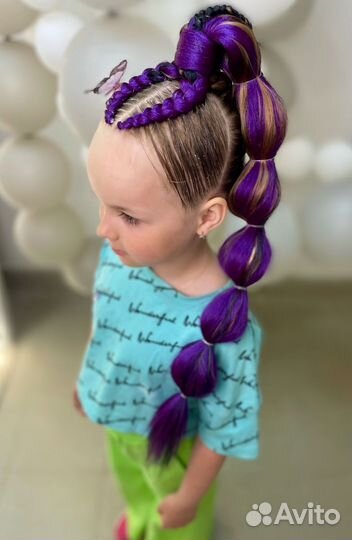 Прически, косы с канекалоном