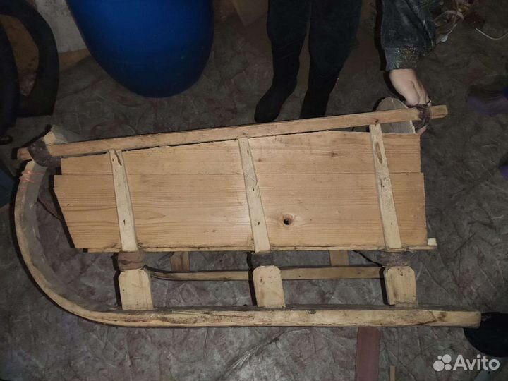 Сани деревянные