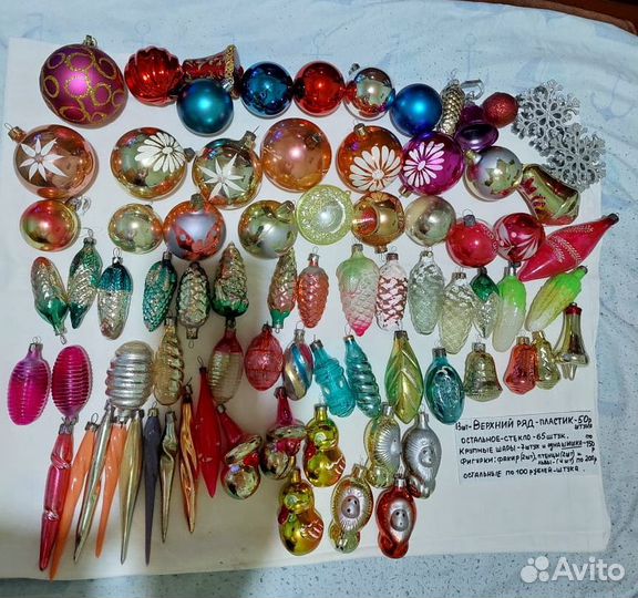 Елочные игрушки СССР