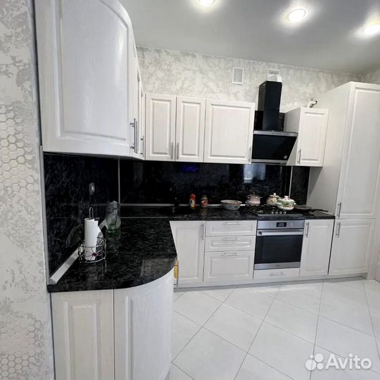 Прямая кухня с мдф фасадами