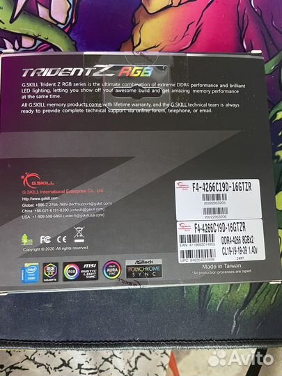 G.Skill Trident Z 16Gb 4266