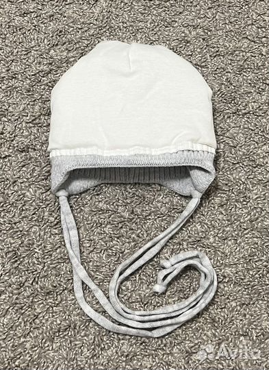 Зимняя шапка для новорожденного р.36
