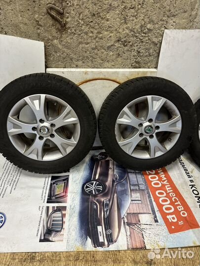 Зимние колеса на skoda octavia
