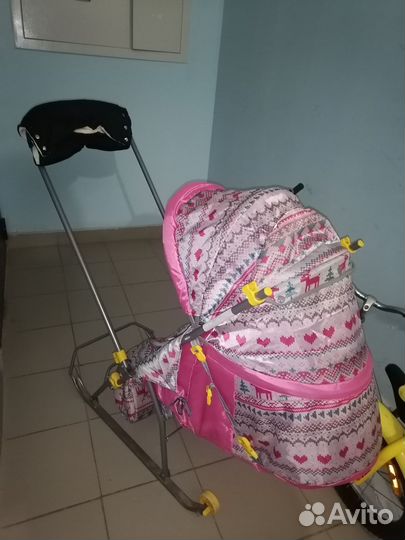Санки коляска nika kids