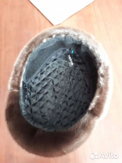 Норковая мужская кепка