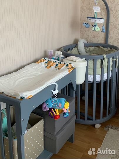 Детская кровать Ellipsebed 6в1, трансформер 0+