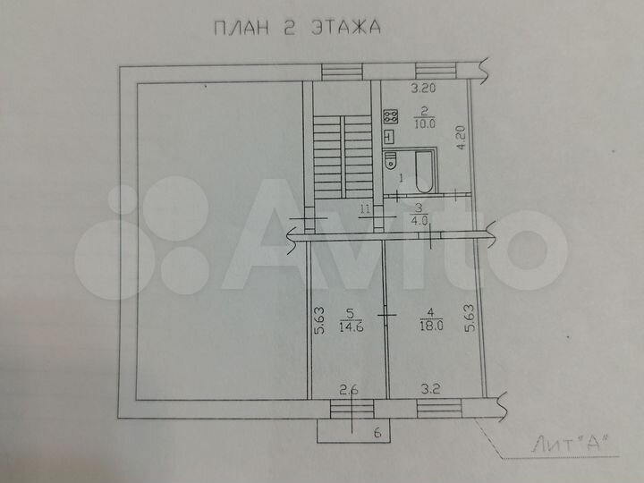 2-к. квартира, 49,7 м², 2/2 эт.