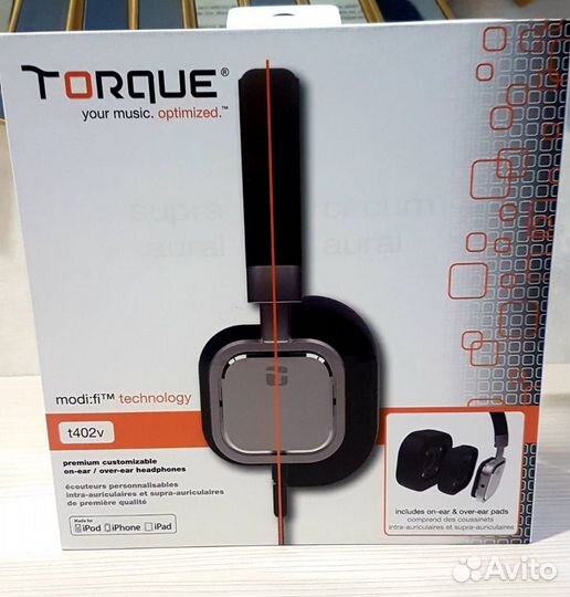 Наушники Torque T402v новые оригинал