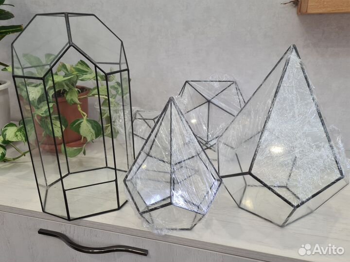 Геометрические формы для флорариумов и моссариумов