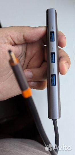 USB-концентратор Baseus Type C Хаб 8 в 1