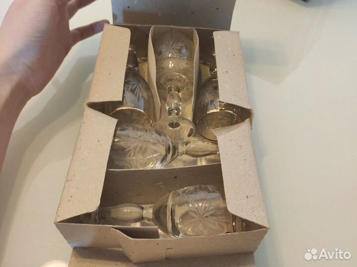 Набор хрустальных рюмок (5 шт)