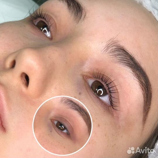 Ламинирование ресниц, бровей