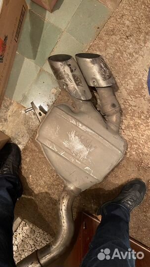 Глушитель основной porsche macan