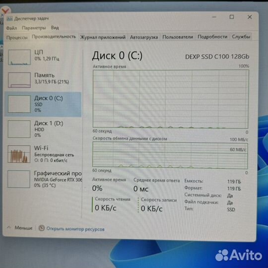 Игровой пк i5-11400/rtx3050/16Gb