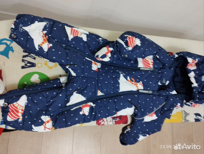 Комбинезон трансформер зимний68- 74 для мальчика