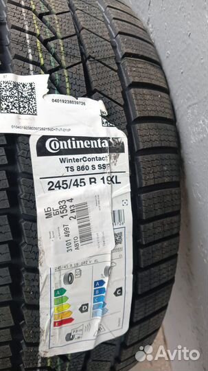 Continental WinterContact TS 860S SSR 245/45 R19 и 275/40 R19