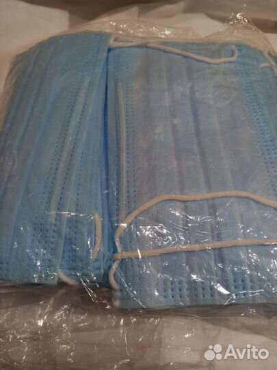 Маски медицинские трехслойные