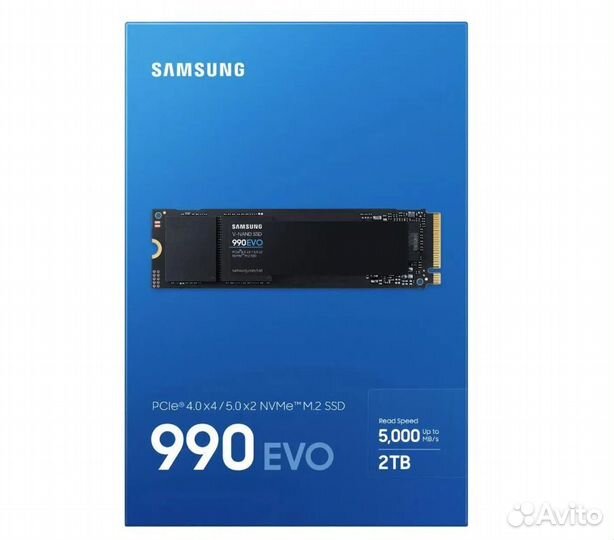 Жесткий диск SSD 2TB M2 Samsung 990 EVO MZ-V9E2T0B