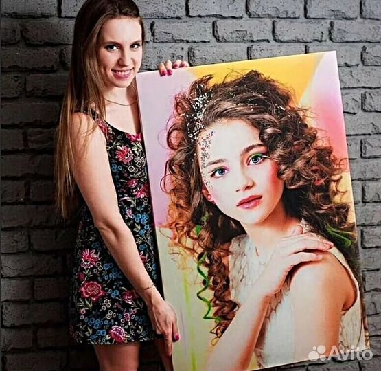 Портрет по фото 50на70 см