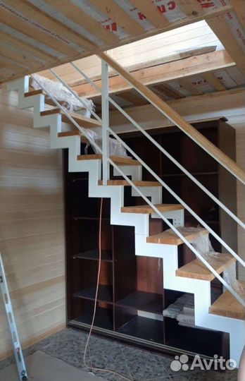 Лестницы на металлокаркасе