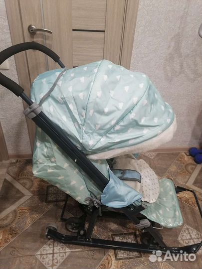 Санки коляска ника7