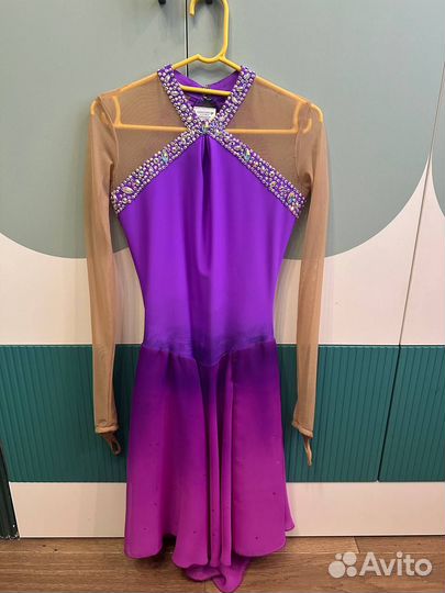 Платье для выступлений фигурное катание р-р 146