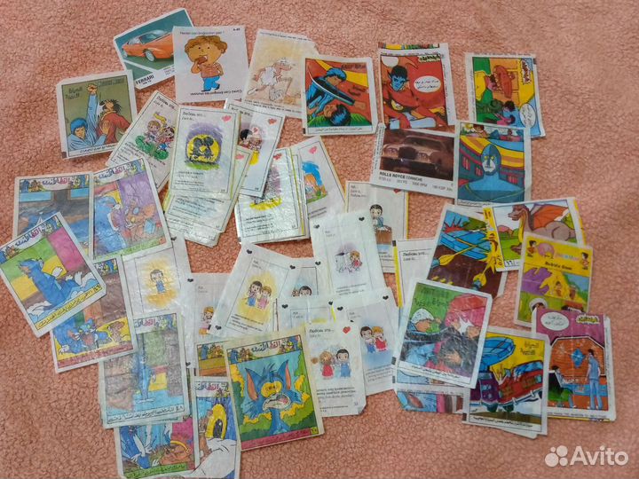 Вкладыши рэтро