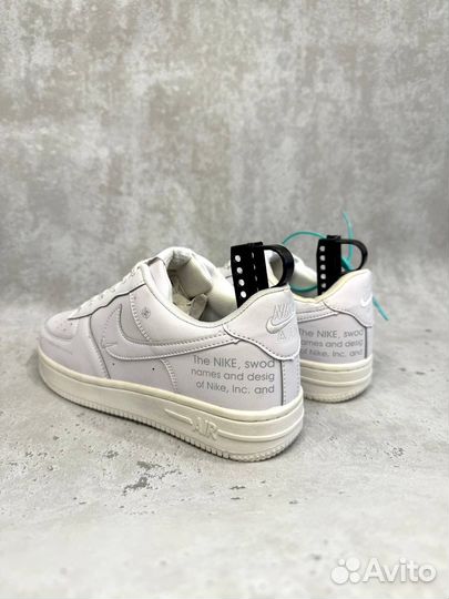 Кроссовки nike air force 1 белые