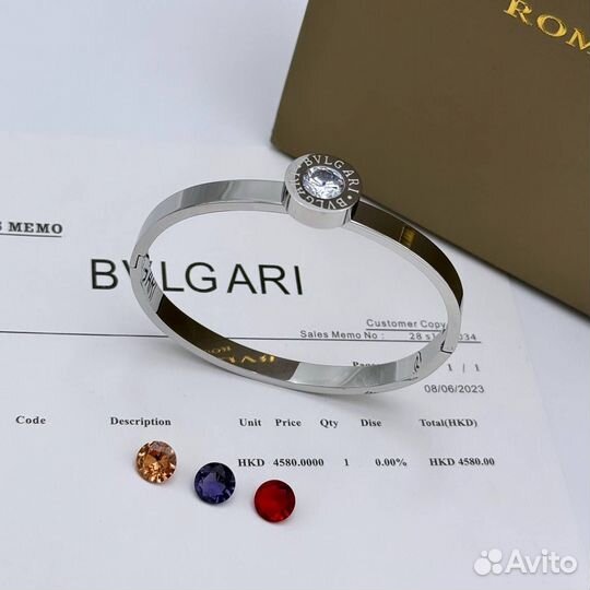 Браслет, подвеска, серьги bulgari