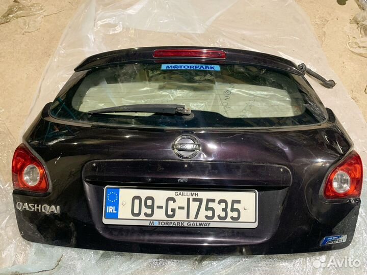 Дверь багажника nissan qashqai 2009