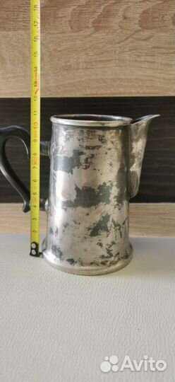 Кофейник-Чайник Мельхиор Советский с клеймом птици