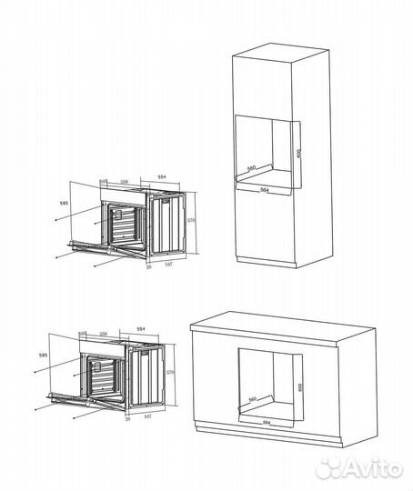 Электрический духовой шкаф Haier