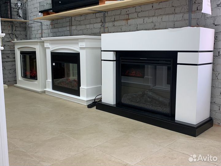 Камин электрический с порталом